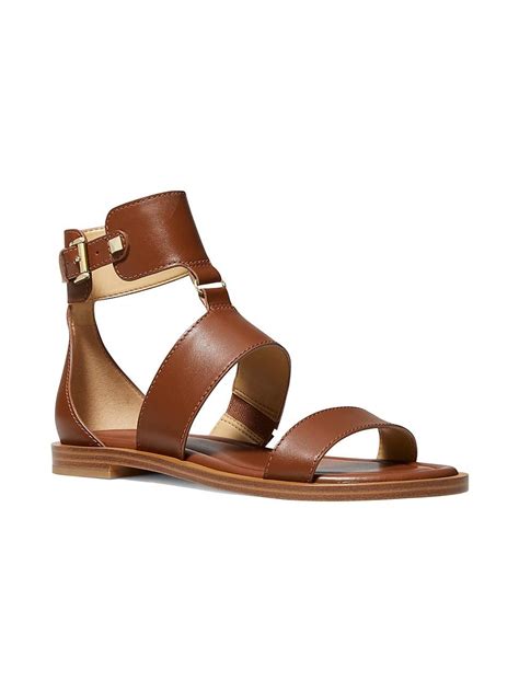 michael kors amos leather gladiator sandal|Michael Kors gladiator heels.